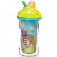 COPO TÉRMICO COM CANUDO SIPPY 266ML ABELHA - MUNCHKIN  COPO TÉRMICO COM CANUDO SIPPY 266ML ABELHA - MUNCHKIN