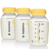 KIT 3 POTES 150ML PARA ARMAZENAMENTO DE LEITE MATERNO - MEDELA