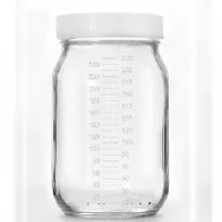 FRASCO DE VIDRO PARA LEITE MATERNO 250ML - MATERN MILK