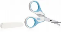 TESOURA PARA CRIANA COM PONTA ARREDONDADA AZUL - NUK