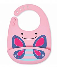 BABADOR DE SILICONE CATA MIGALHA ZOO BORBOLETA - SKIP HOP