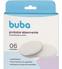 ABSORVENTE DE SEIOS LAVVEIS 6 UNIDADES - BUBA