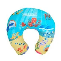 ALMOFADA DE PESCOO INFANTIL FUNDO DO MAR AZUL - AMAR AMAR