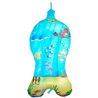 ALMOFADA PARA BANHO FUNDO DO MAR AZUL - AMAR AMAR