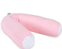 ALMOFADA ROLO BERO 80CM LUPE ROSA - FLOC