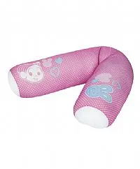 ALMOFADA ROLO BERO TURMA DA MNICA 80CM ROSA MONICA - FLOC