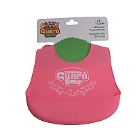 BABADOR DE SILICONE ROSA - TURMINHA GUAR BABY