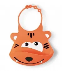 BABADOR DE SILICONE SILLY BIB TIGRE - MULTIKIDS MULTILASER