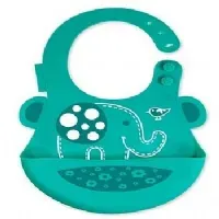 BABADOR EM SILICONE COM CATA MIGALHAS OLLIE O ELEFANTE - MARCUS & MARCUS 