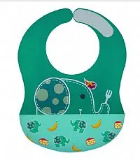 BABADOR SILICONE COBERTURA TOTAL XL ELEFANTE OLLIE - MARCUS & MARCUS