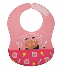 BABADOR SILICONE COBERTURA TOTAL XL PORQUINHA ROSA - MARCUS & MARCUS
