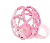 BABY BALL ROSA COM SOM E LUZES - BUBA TOYS