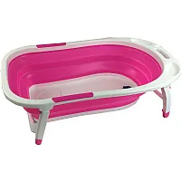 BANHEIRA DOBRVEL INFANTIL CLEAN ROSA - BABY STYLE