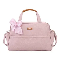 BOLSA MATERNIDADE MESCLA GRANDE ROSA - HUG