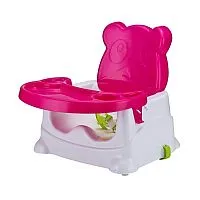 CADEIRA DE ALIMENTAO BOOSTER URSINHO ROSA - BABY STYLE