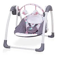 CADEIRA DE DESCANSO E BALANO AUTOMTICA PLUSH TOYS ROSA - MASTELA