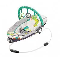 CADEIRA DE DESCANSO MUSICAL VIBRATRIA COM RECLNIO CINZA - MASTELA