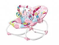 CADEIRA DE DESCANSO ROCKER 18KG GIRAFA PINK 6921 - MASTELA