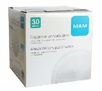 CAIXA C/ 30 ABSORVENTES PARA OS SEIOS DIA E NOITE - MAM
