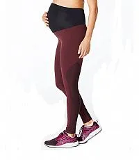 CALA LEGGING GESTANTE SPORT 63001 VINHO E PRETO - LIZ