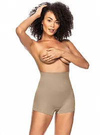 CALCINHA BOXER MODELADORA SEM COSTURA CHOCOLATE - ZEE RUCCI