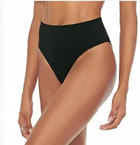 CALCINHA TANGA MATERNITY SEM COSTURA PRETA - ZEE RUCCI
