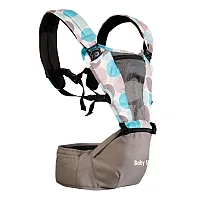 CANGURU HIP SEAT MULTIFUNCIONAL CINZA - BABY STYLE