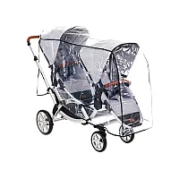 CAPA DE CHUVA PARA CARRINHO ZOOM TRANSPARENTE - ABC DESIGN