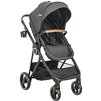 CARRINHO DE BEB COSMOS MELANGE PRETO - LENOX KIDDO