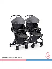 CARRINHO DE BEB DUOLEE DUO PRETO - GALZERANO