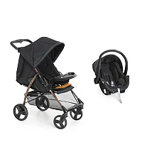 CARRINHO DE BEB SAN REMO PRETO + BEB CONFORTO COCOON PRETO - GALZERANO