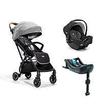 CARRINHO DE BEB TOURIST SIGNATURE CARBON + BEB CONFORTO GEMM + BASE ISOFIX- JOIE