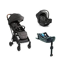 CARRINHO DE BEB TOURIST SIGNATURE NOIR + BEB CONFORTO GEMM + BASE ISOFIX- JOIE