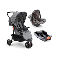 CARRINHO DE BEB TRAVEL SYSTEM DELTA TRIO CINZA MESCLA - VOYAGE
