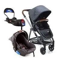 CARRINHO DE BEB TRAVEL SYSTEM EPIC LITE GREY VINTAGE EDIO ESPECIAL- INFANTI