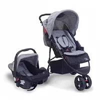 CARRINHO DE BEB TRAVEL SYSTEM URBAN CINZA - BABY STYLE