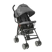 CARRINHO GUARDA-CHUVA UMBRELLA PRETO E CINZA 6-36 MESES - BABY STYLE