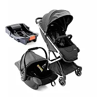 CARRINHO LEGEND TRAVEL SYSTEM TRIO FLY BLACK BOLD - INFANTI
