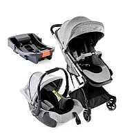CARRINHO LEGEND TRAVEL SYSTEM TRIO FLY GREY BOLD - INFANTI