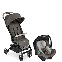 CARRINHO PING TWO HERB + BEB CONFORTO TULIP + CONECTOR + ADAPTADORES - ABC DESIGN