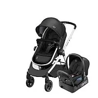 CARRINHO TRAVEL SYSTEM ANNA TRIO ESSENTIAL BLACK - MAXI-COSI