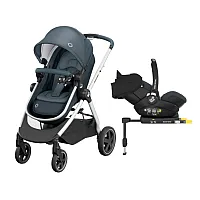 CARRINHO TRAVEL SYSTEM ANNA TRIO ISOFIX ESSENTIAL GRAPHITE - MAXI-COSI
