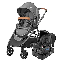 CARRINHO TRAVEL SYSTEM ANNA TRIO SPARKLING GRAY - MAXI-COSI