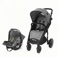 CARRINHO TRAVEL SYSTEM VICTORY + CADEIRA DE RETENO VICTORY CINZA - BABY STYLE