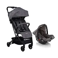 CARRINHO TRAVEL SYSTEM YUPI DUO PRO CINZA MESCLA - VOYAGE