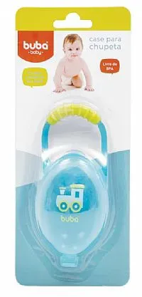 CASE PORTA CHUPETAS AZUL - BUBA TOYS
