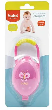 CASE PORTA CHUPETAS ROSA - BUBA TOYS