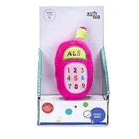 CELULAR DE PELUCIA COM CHOCALHO ROSA - UNIK