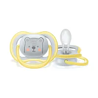 CHUPETA ULTRA AIR 6-18M CINZA URSO - AVENT