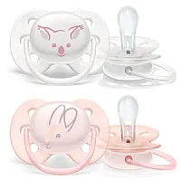 CHUPETA ULTRA SOFT DUPLA KOALA E COELHO 0-6M - AVENT